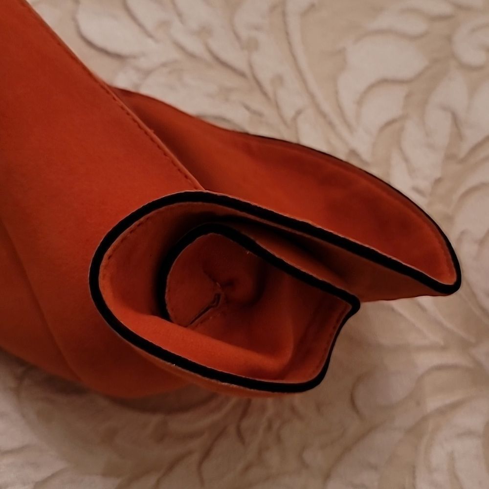 Bertinni Orange Suede Stilettos - Picture 13 of 16